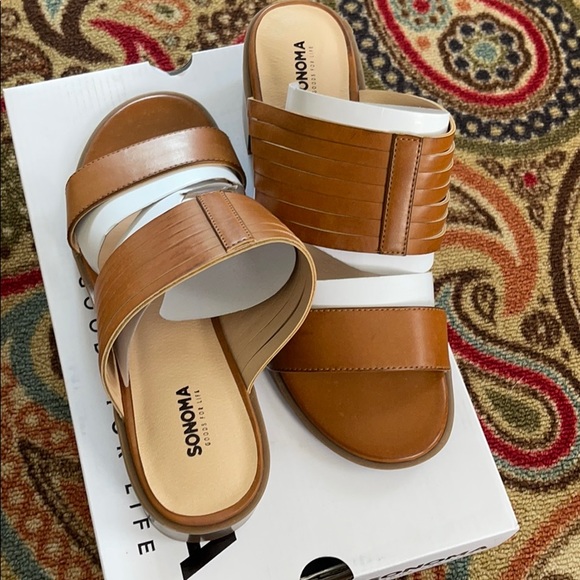 Sonoma Womens Sandals | Color: Brown | Size: 7.5 - Picture 9 of 11